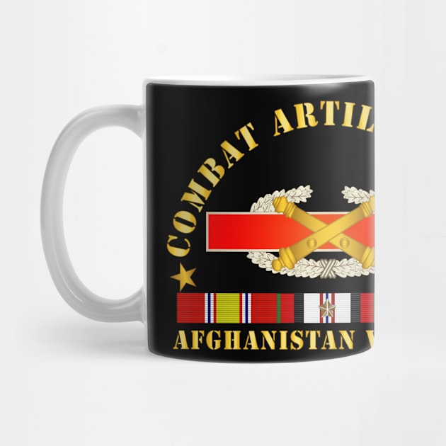 Combat Artilleryman Badge - Afghanistan Vet w SVC by twix123844